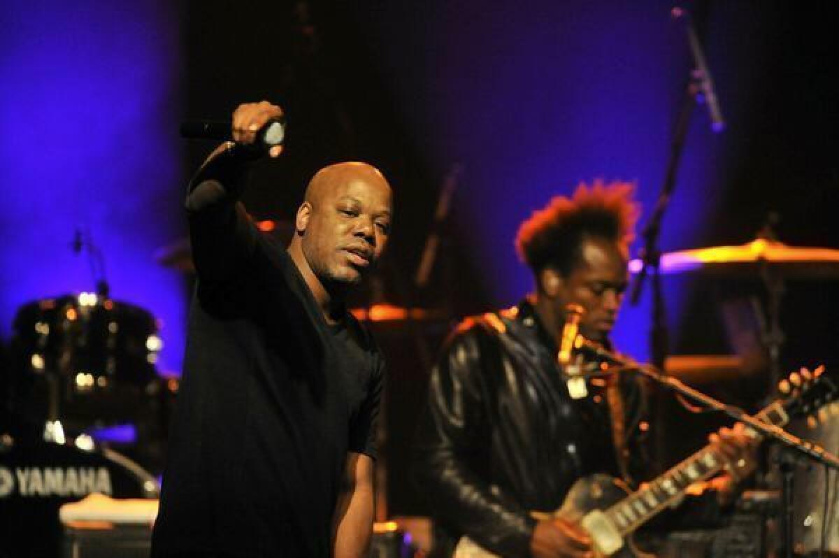 Too Short performs with the Roots crew in Los Angeles in 2011.