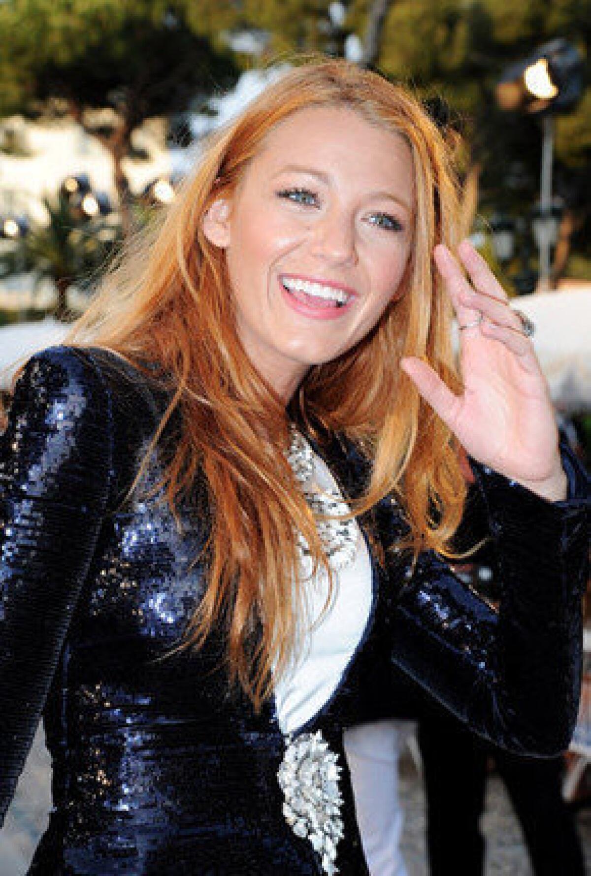 Blake Lively attends the Chanel Collection Croisiere Show in Cap d'Antibes, France.