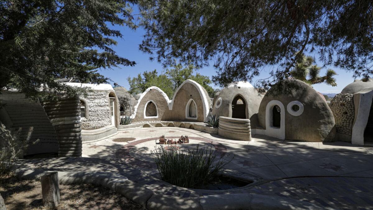 The CalEarth campus in Hesperia explores the potential for building low-cost shelter using dirt as a primary material.