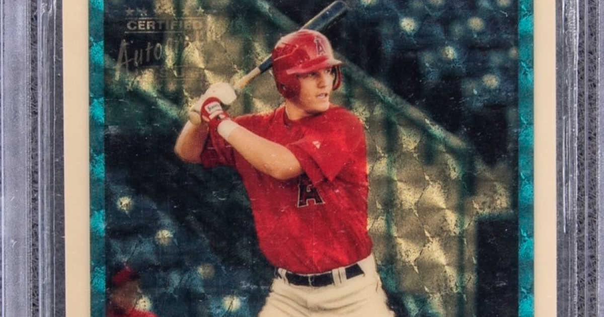 Rare Mike Trout rookie card sells for nearly 4 million at auction, an