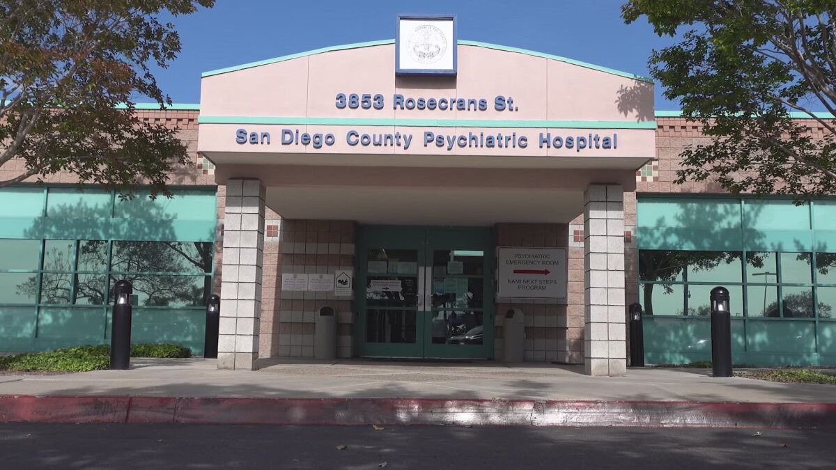 The San Diego County Psychiatric Hospital in 2022.