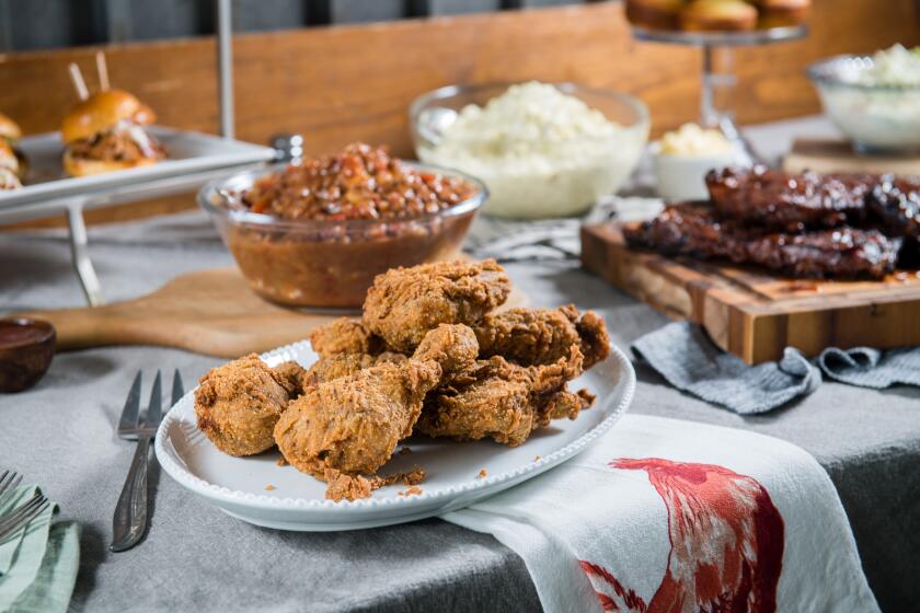 Fried chicken at Georgia’s Restaurant.