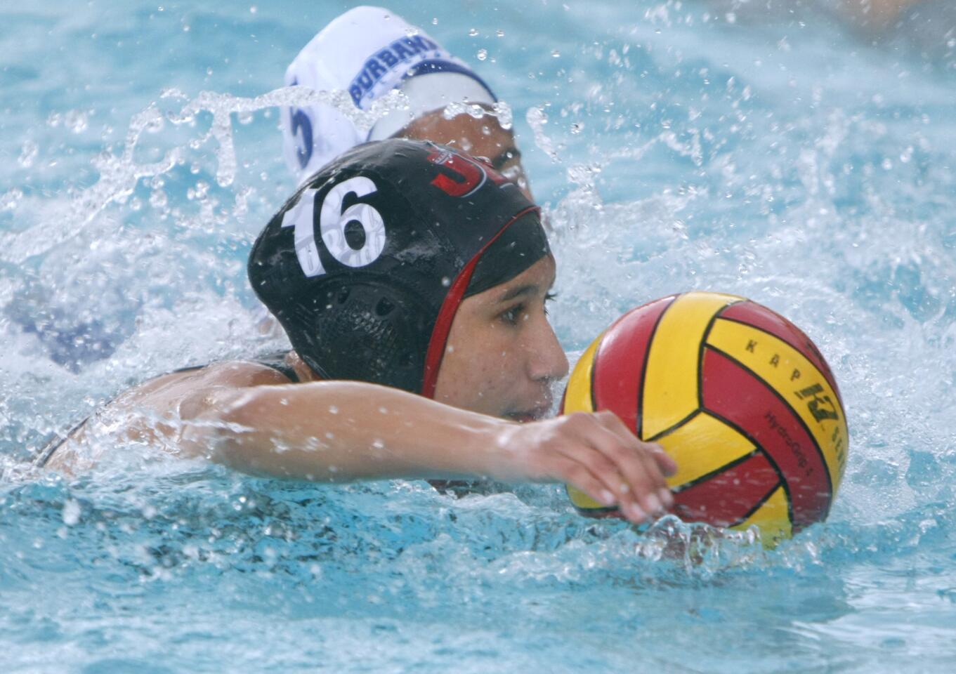 Photo Gallery: Burroughs High School girls water polo vs. Burbank High School