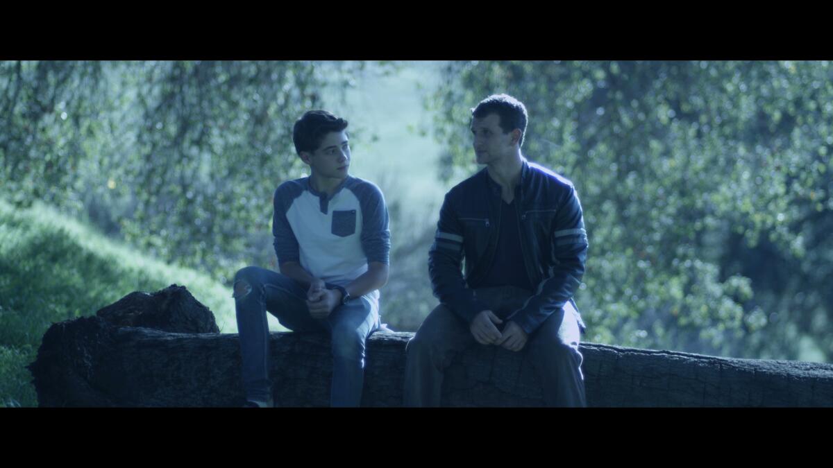 Oceanside actor Joshua Bassett is shown with co-star Michael Kelly in the 2015 short film "Limbo."