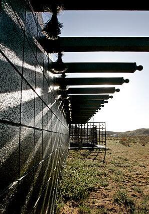 Robert Stone's one-bedroom dwelling "Rosa Muerta" on the outskirts of Joshua Tree