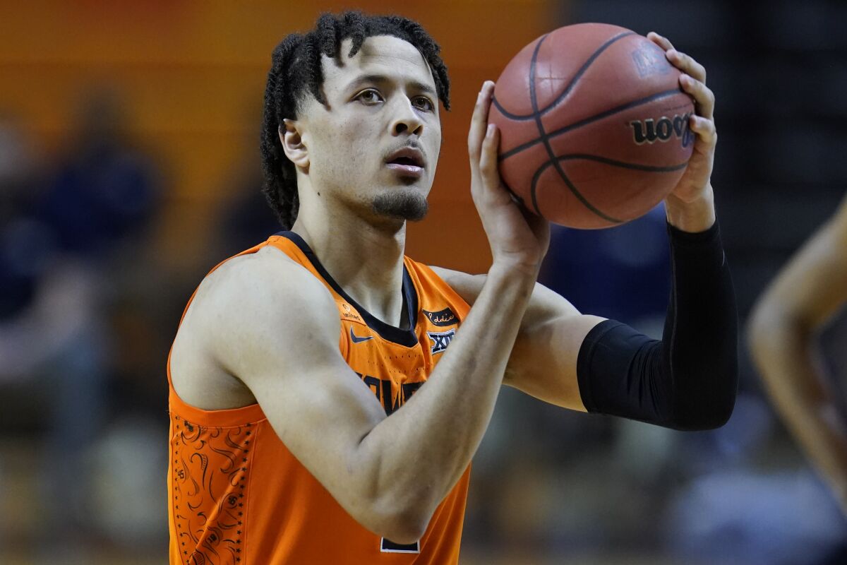 Oklahoma State guard Cade Cunningham.