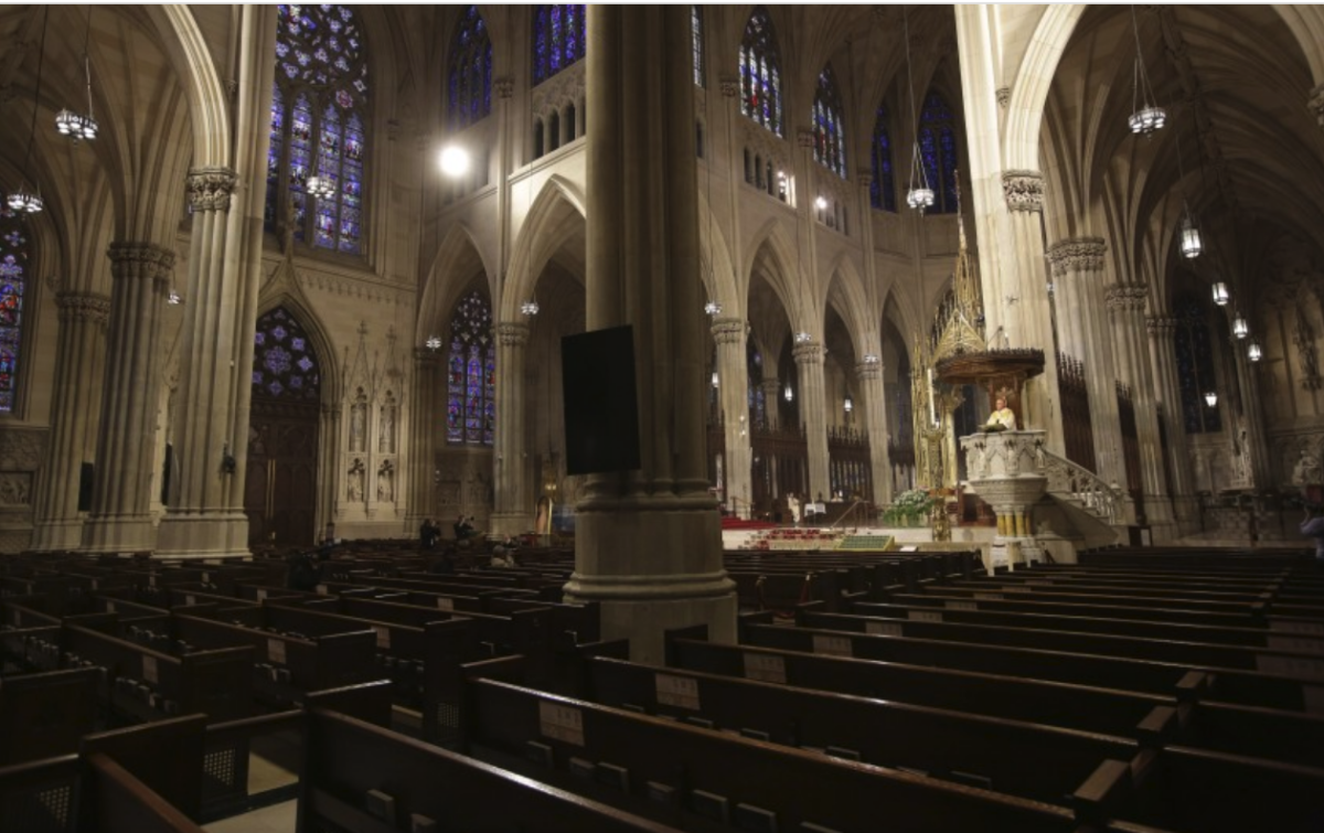 La Catedral de San Patricio en Nueva York. (AP Foto/Seth Wenig)