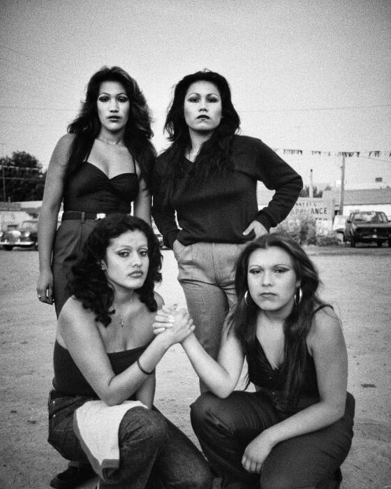 “4 Home Girls from Cedros” San Ysidro San Diego, 1983