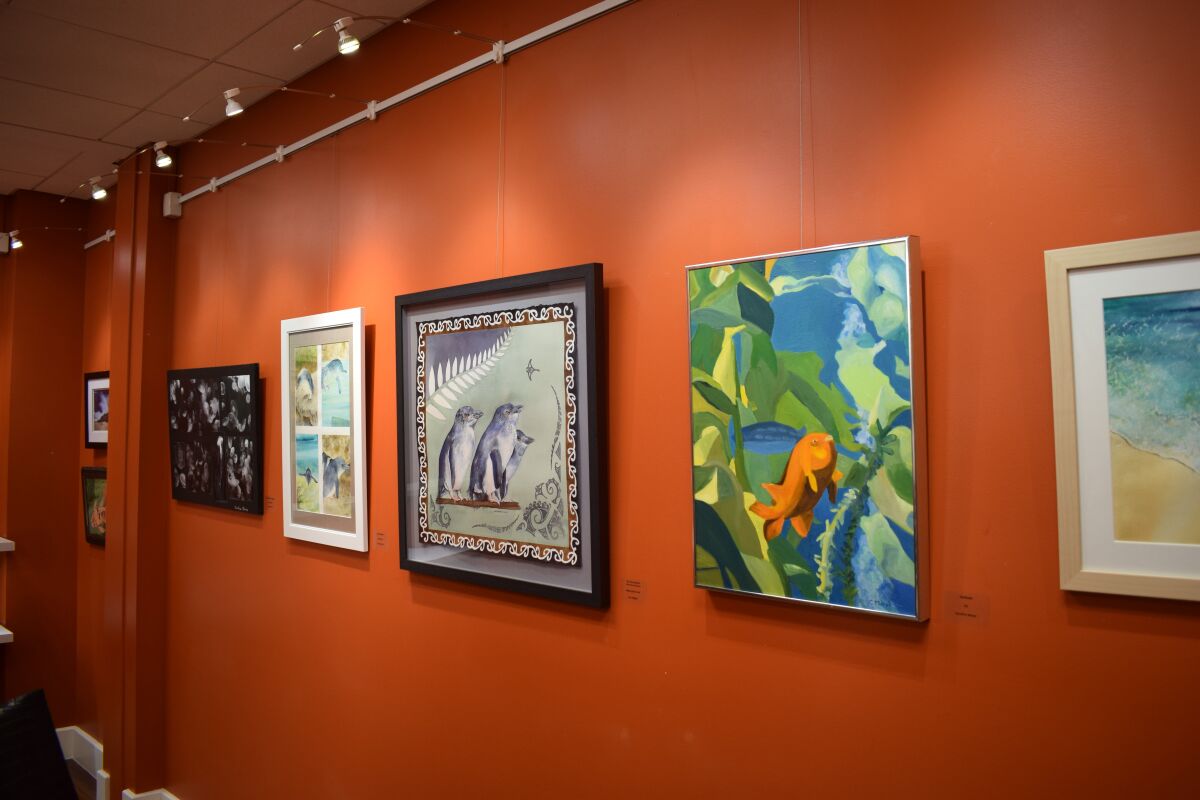 The Vi at La Jolla Village art exhibit contains about 15 pieces and will be on view through Wednesday, Nov. 30.