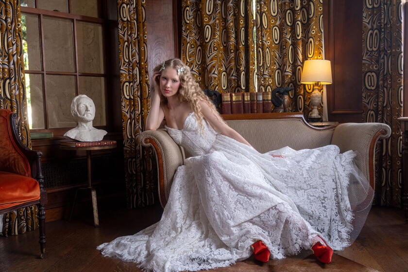 jimmy choo wedding dress Never Worn The Atelier by Paradise Dress and soft ruffled tulle create a richly textured Jimmy Choo, 1201-12wt-TAJC-B22 Wedding Dress