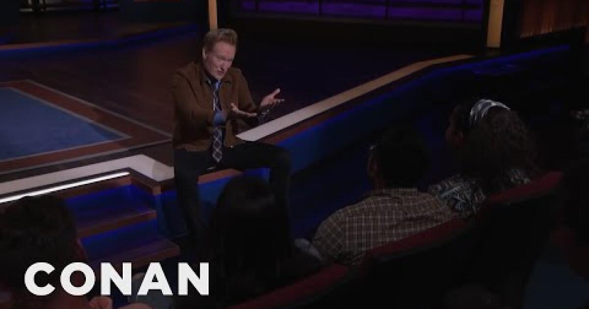 Kumail Nanjiani Can’t Make It To CONAN - CONAN on TBS