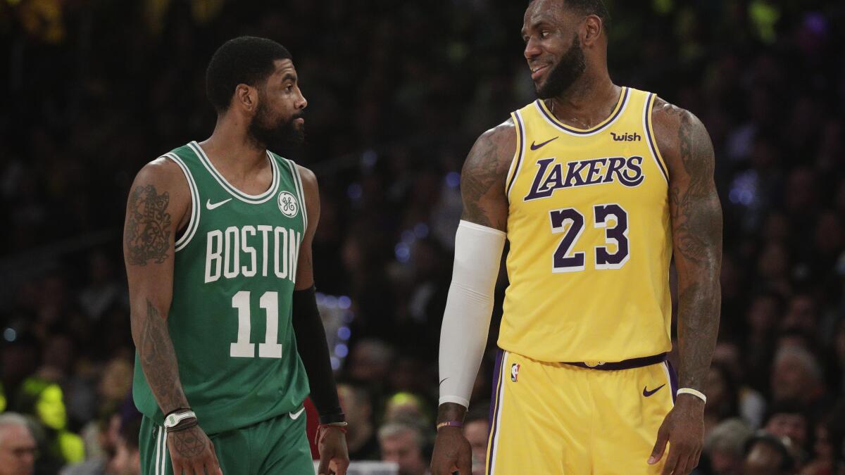 Celtics witness Lakers' improvement