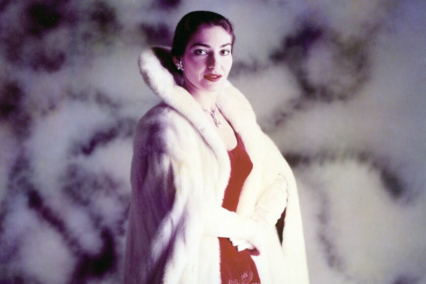 Shown: Singer Maria Callas (c. 1958). Photo courtesy of Photofest