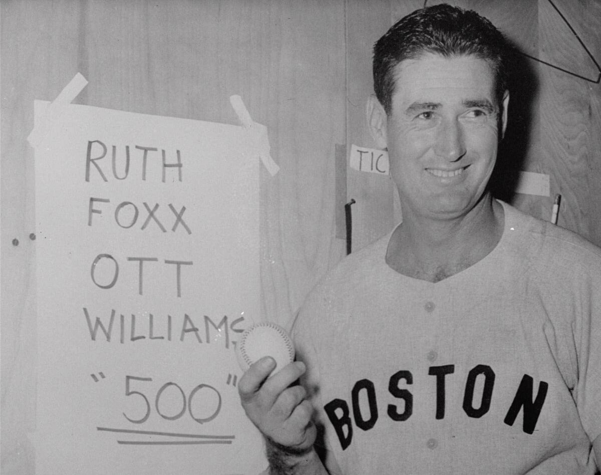 Ted Williams was the leading vote getter among Times readers.