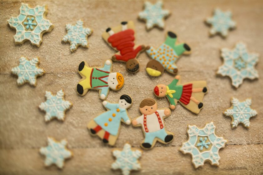 Holiday kids cookies by Suki Wada.