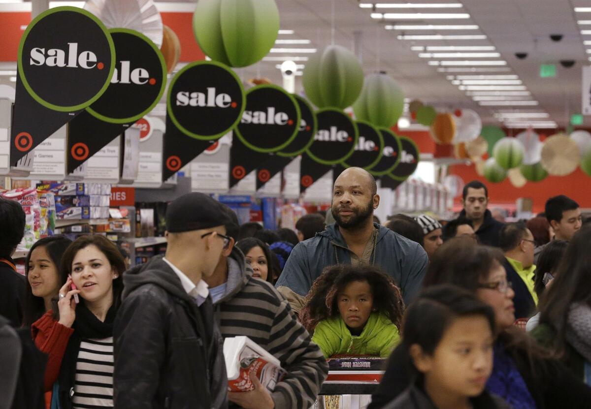 Thanksgiving Day 2013 at a Target store in Colma, Calif. How much longer can this trend continue?