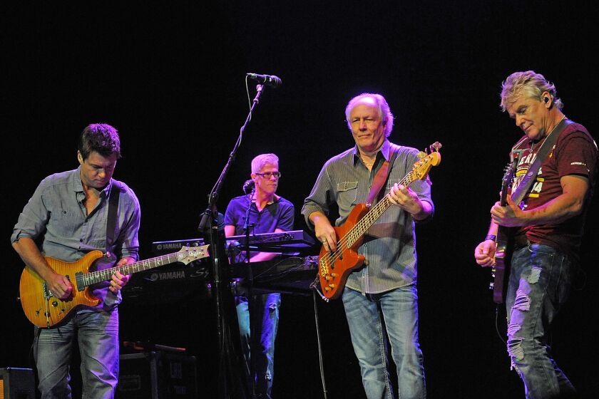 Little River Band's lineup includes former San Diegan Wayne Nelson, third from left.