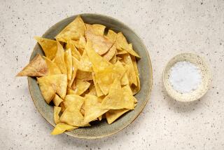 EL SEGUNDO, CA - THURSDAY, MAY 18, 2023 - Baked Totopos photographed in the LA Times Kitchen on May 18, 2023. (Ricardo DeAratanha/Los Angeles Times)