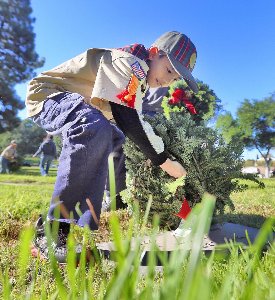 Photo Gallery: Wreaths Across America Day at Memory Garden Memorial Park in Brea