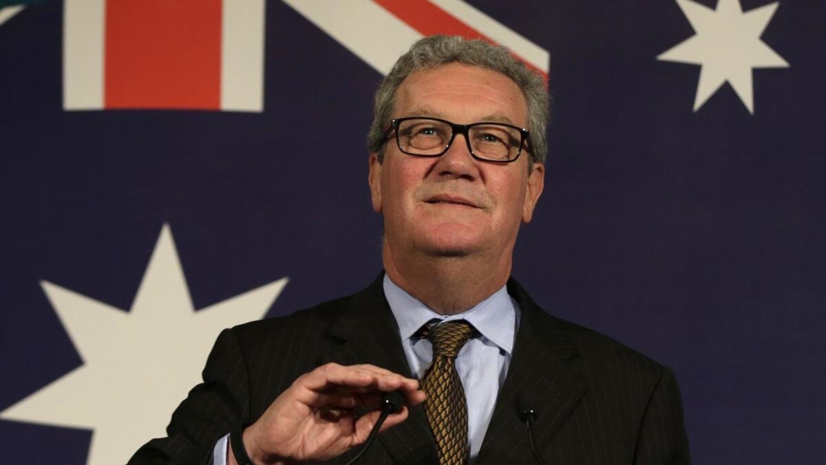 Australian High Commissioner Alexander Downer.