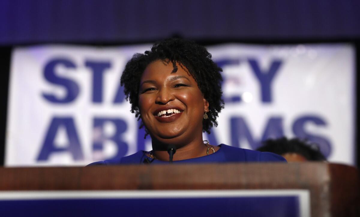 Georgia Democrat Stacey Abrams 