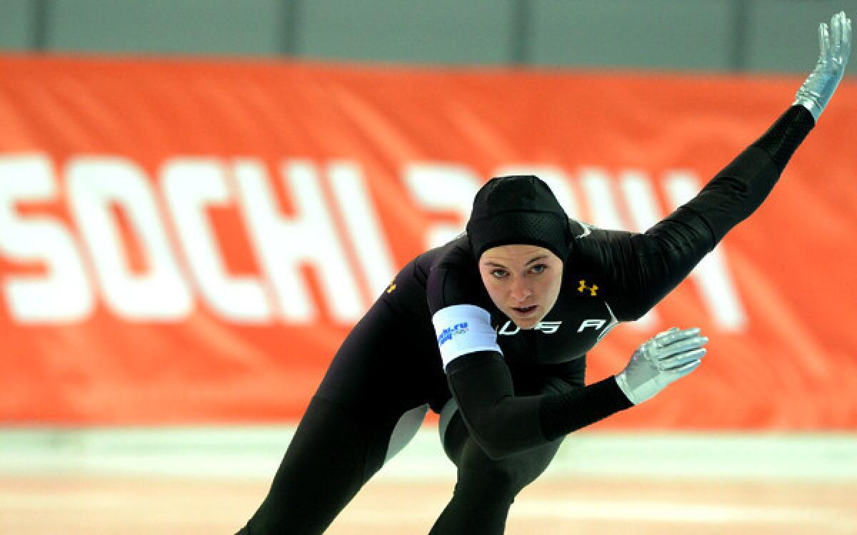 Speedskater Heather Richardson is ranked No. 1 in the world at 1,500 meters and will get a chance to earn America's first medal at the Sochi Olympics on Sunday.