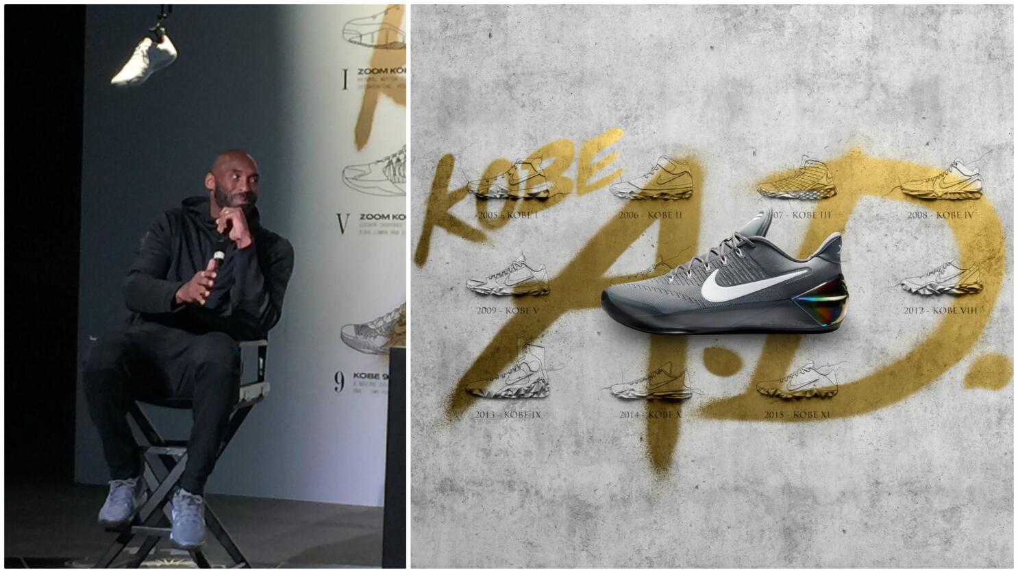Kobe Bryant: All his signature sneakers through the years