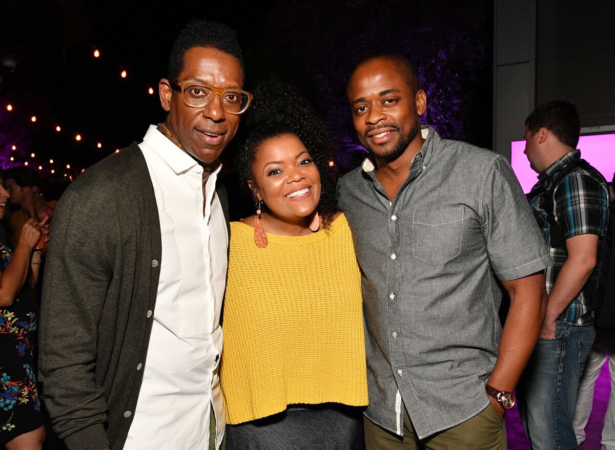 (L-R) Orlando Jones, Yvette Nicole Brown and Dule Hill at Entertainment Weekly's annual Comic-Con party in celebration of Comic-Con 2017 at Float at Hard Rock Hotel San Diego. (Mike Coppola/Getty Images for Entertainment Weekly)