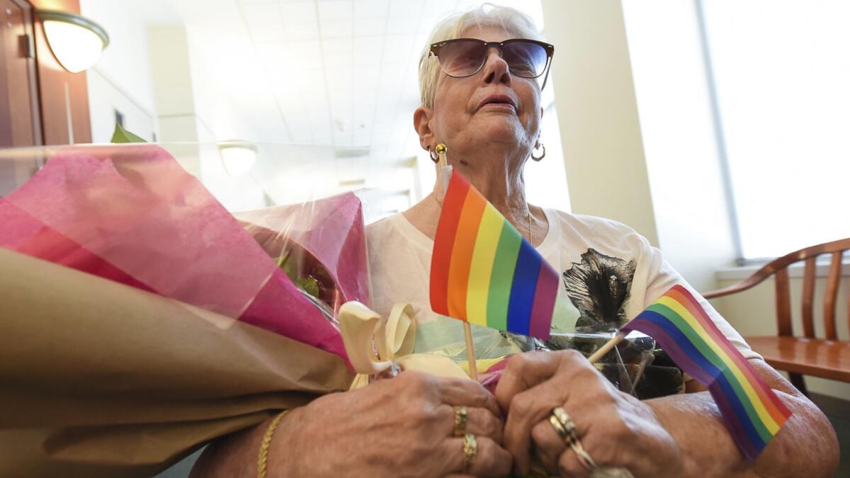 Bonnie Foerster, 74, of South Salt Lake, Utah, finally got her wish of marrying her common-law partner of 50 years, Beverly Grossaint, even though Grossaint died this year.