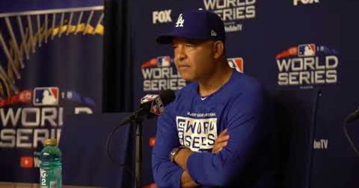 Video: Dave Roberts on playing at home and second-guessing his lineups