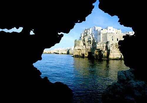 Polignano a Mare, in the boot heel of Italy.
