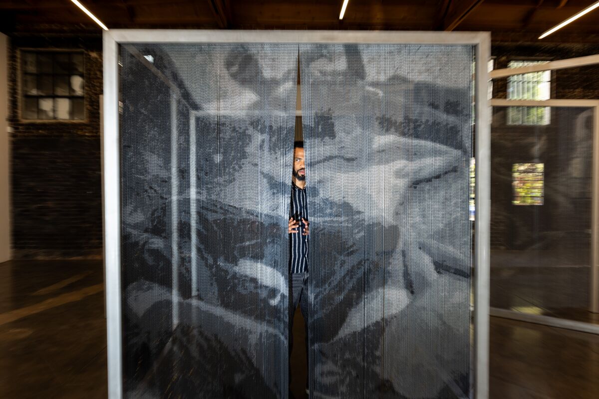 Cosmo Whyte's art tells stories of 'archival explorations' - Los ...