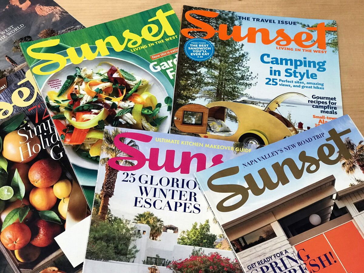 Sunset magazine has been a California staple since 1898.