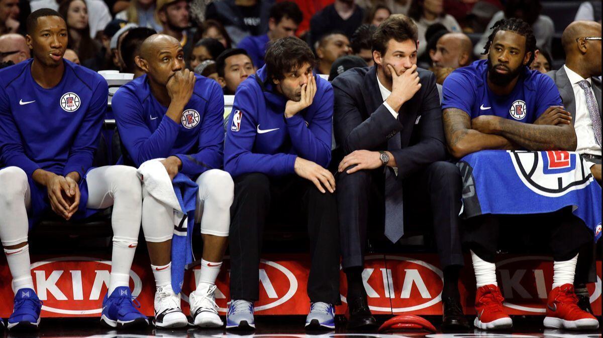 Clippers players in 2018 react to a loss by touching their faces, a natural human tendency.