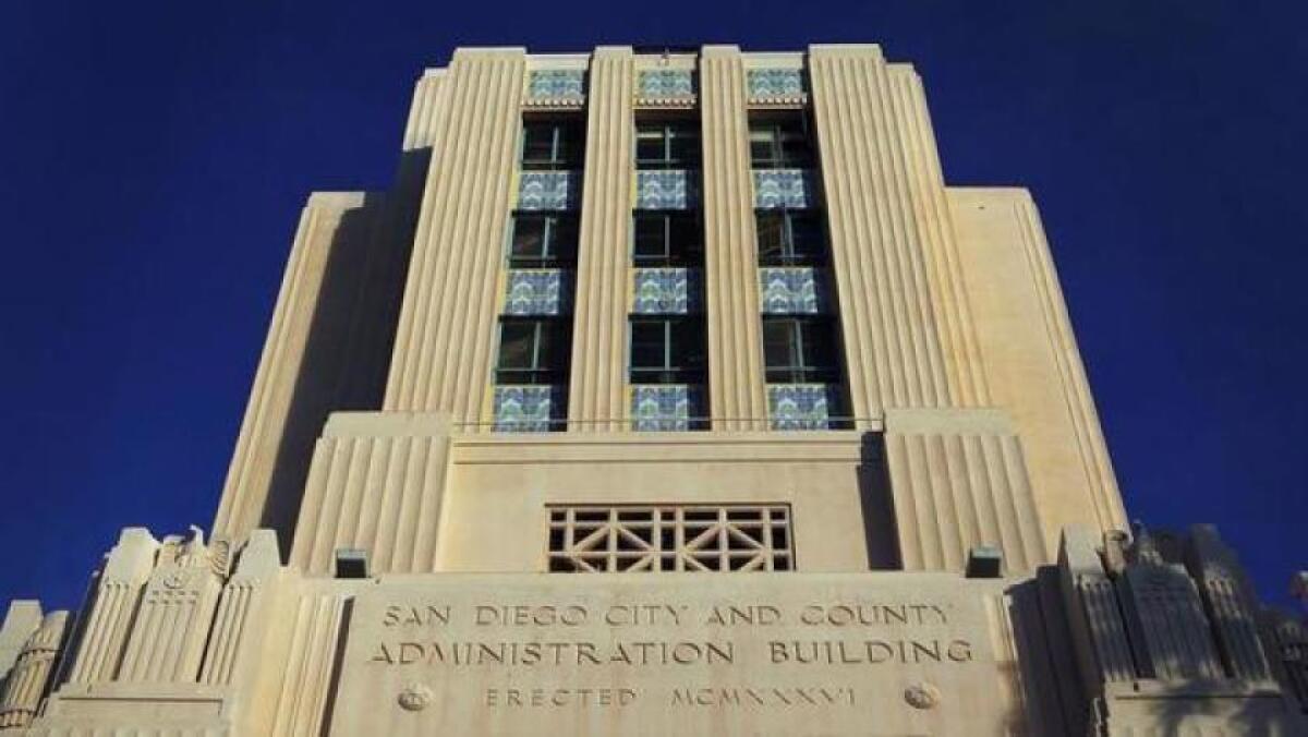 San Diego City and County Administration Building.