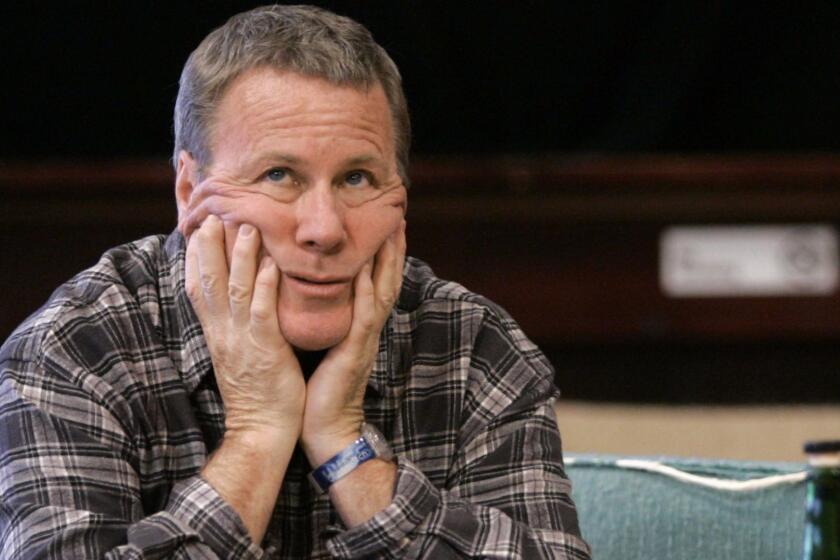 FILE - In this April 5, 2006 file photo, actor John Heard, who stars as Alex, rehearses for Steppenwolf Theatre's production of Don DeLillo's play, "Love-Lies-Bleeding," in Chicago. Heard, best known for playing the father in the âHome Aloneâ movie series, has died. He was 72. His death was confirmed by the Santa Clara Medical Examinerâs office in California on Saturday, July 22, 2017. (AP Photo/Brian Kersey, File)