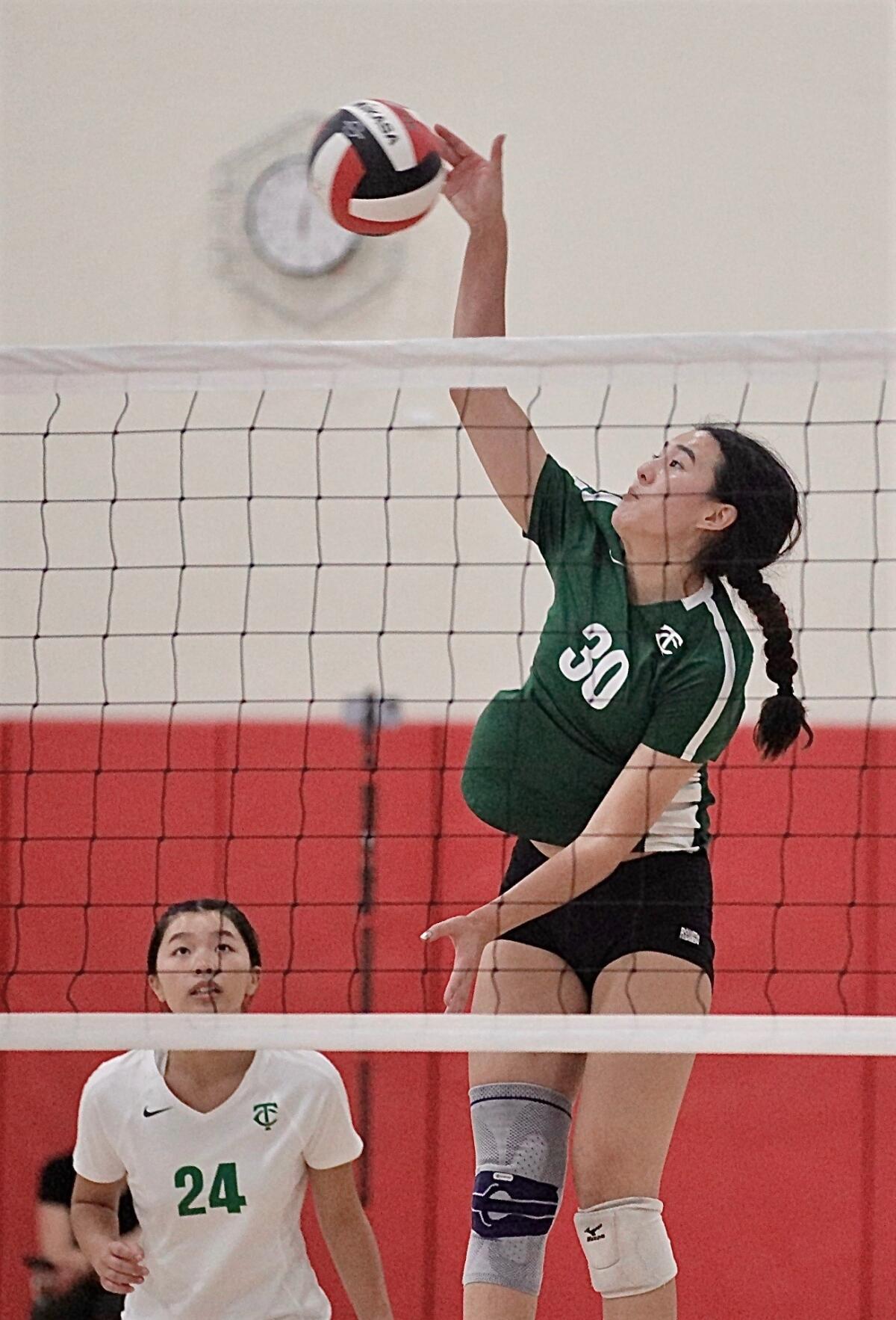 Taylor Yu averages 9.3 kills per set for Southern Section Division 5 finalist Temple City.