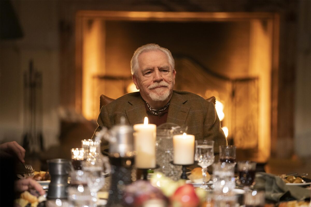 Brian Cox as conservative media mogul Logan Roy in "Hunting," from the second season of HBO's "Succession."
