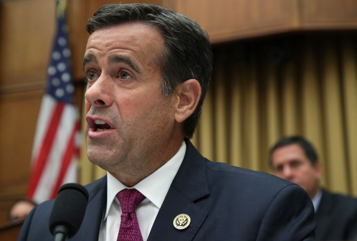 Rep. John Ratcliffe (R-Texas) was one of the fiercest questioners of former special counsel Robert S. Mueller III during congressional testimony last week.