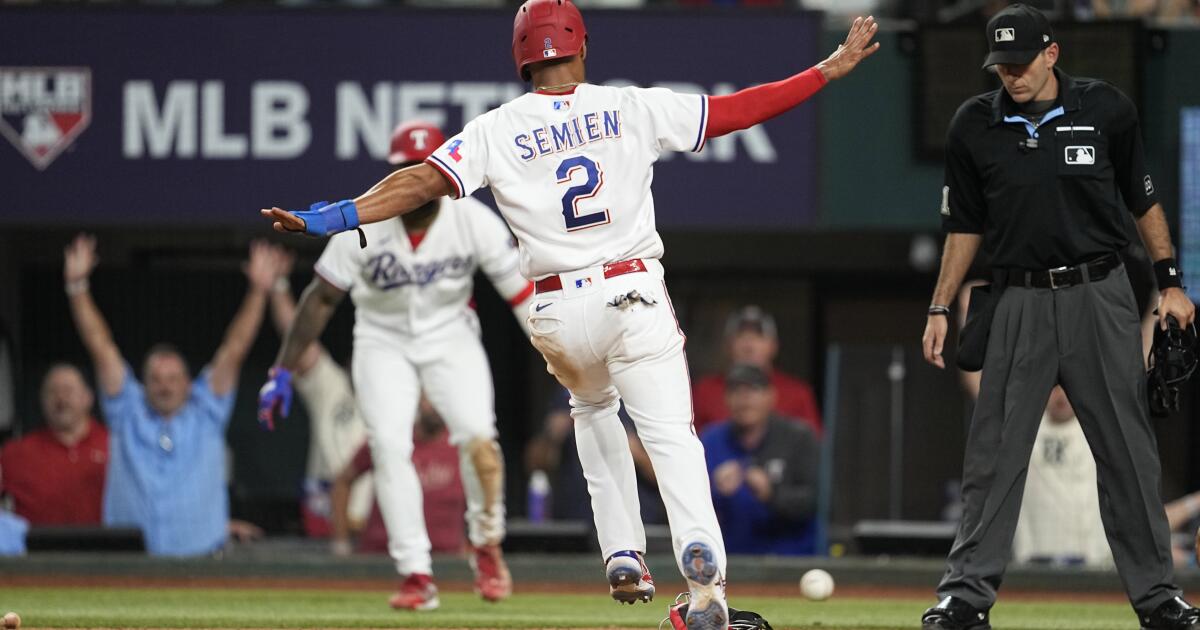 Gray wins 5th start in row, Semien 21-game hit streak as Rangers beat M's  2-0 - The San Diego Union-Tribune