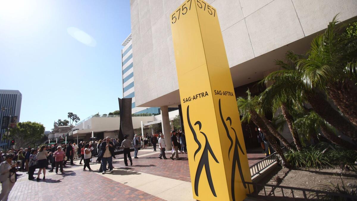 SAG-AFTRA headquarters on the Miracle Mile in Los Angeles.