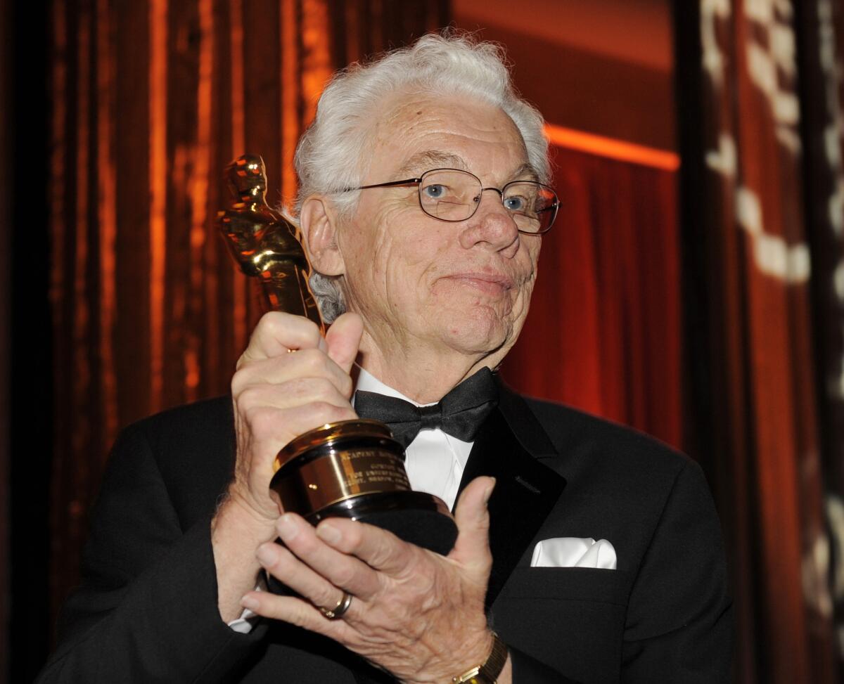 Cinematographer Gordon Willis poses with his honorary Oscar following The Academy of Motion Picture Arts and Sciences 2009 Governors Awards in Los Angeles.