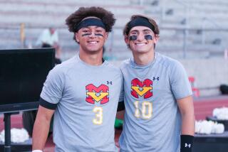 Quarterbacks Luke Fahey (left) and Draiden Trudeau have helped Mission Viejo reach the Division 2 quarterfinals.