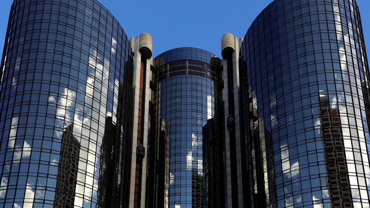 Architect John Portman's Bonaventure hotel in downtown Los Angeles.