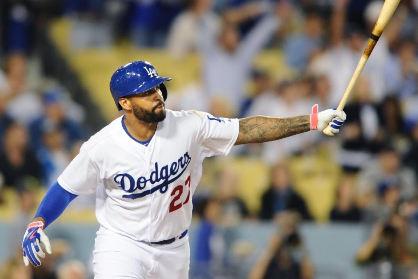 Matt Kemp of the Los Angeles Dodgers wears the Brooklyn Dodgers News  Photo - Getty Images
