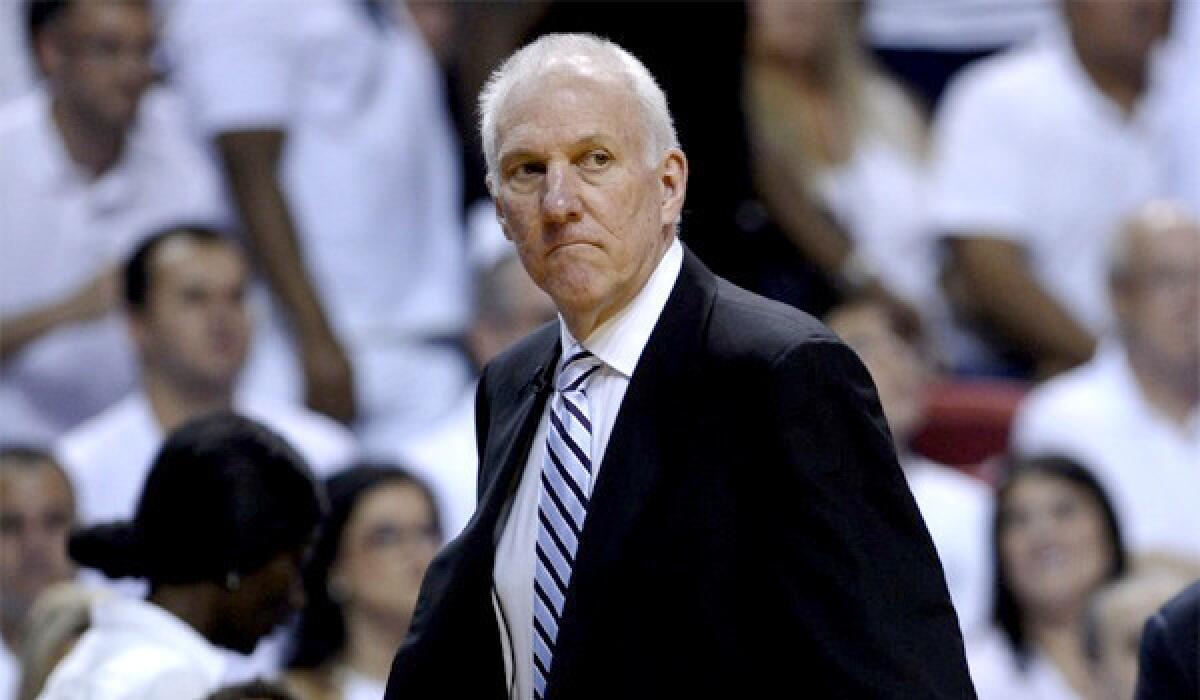 Spurs Coach Gregg Popovich didn't express excitement before his San Antonio team tipped off against the Miami Heat for Game 7, in fact, he called it "torture."