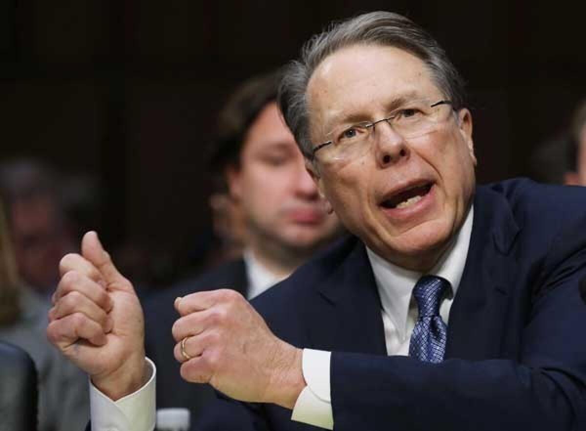 Wayne LaPierre will be a guest on "Fox News Sunday With Chris Wallace"