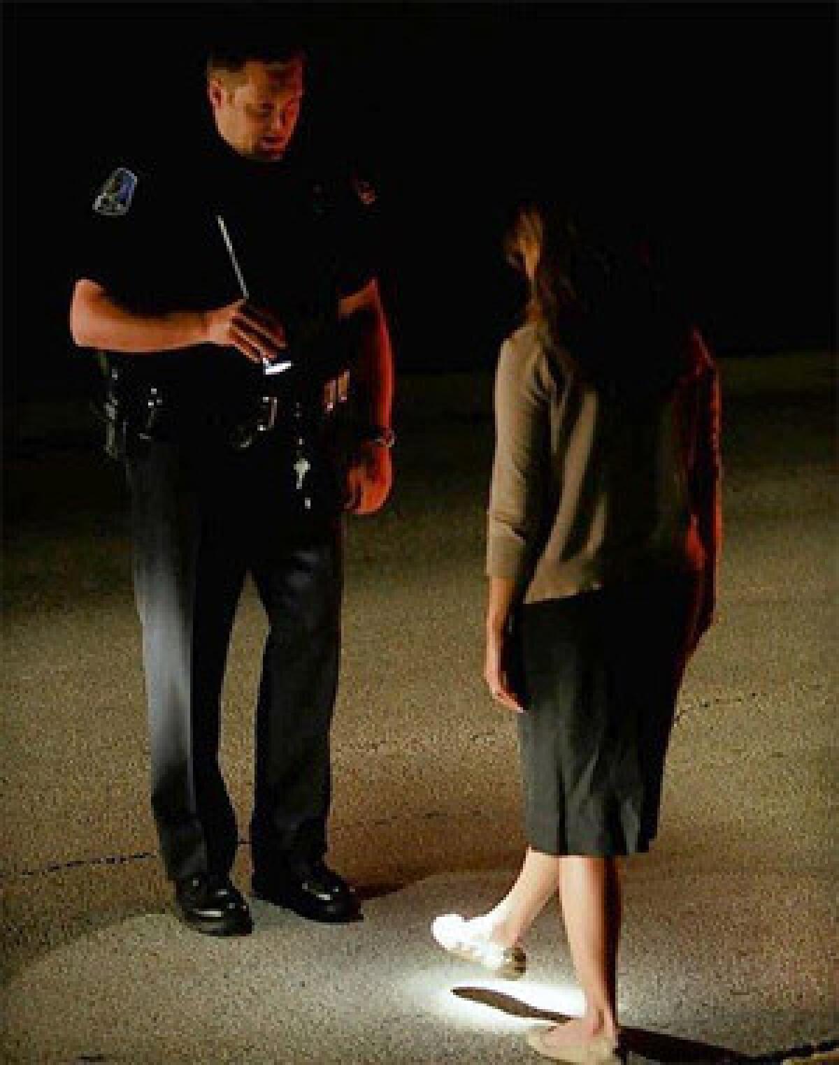 Officer James Waites conducts a field sobriety test in Mundelein, Ill., in 2009. The Supreme Court has agreed to review a Missouri case in which a suspected drunk driver was forced to undergo a blood test.
