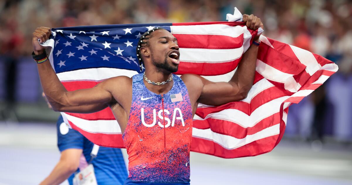 Noah Lyles delivers, wins Olympic men's 100-meter final in photo finish