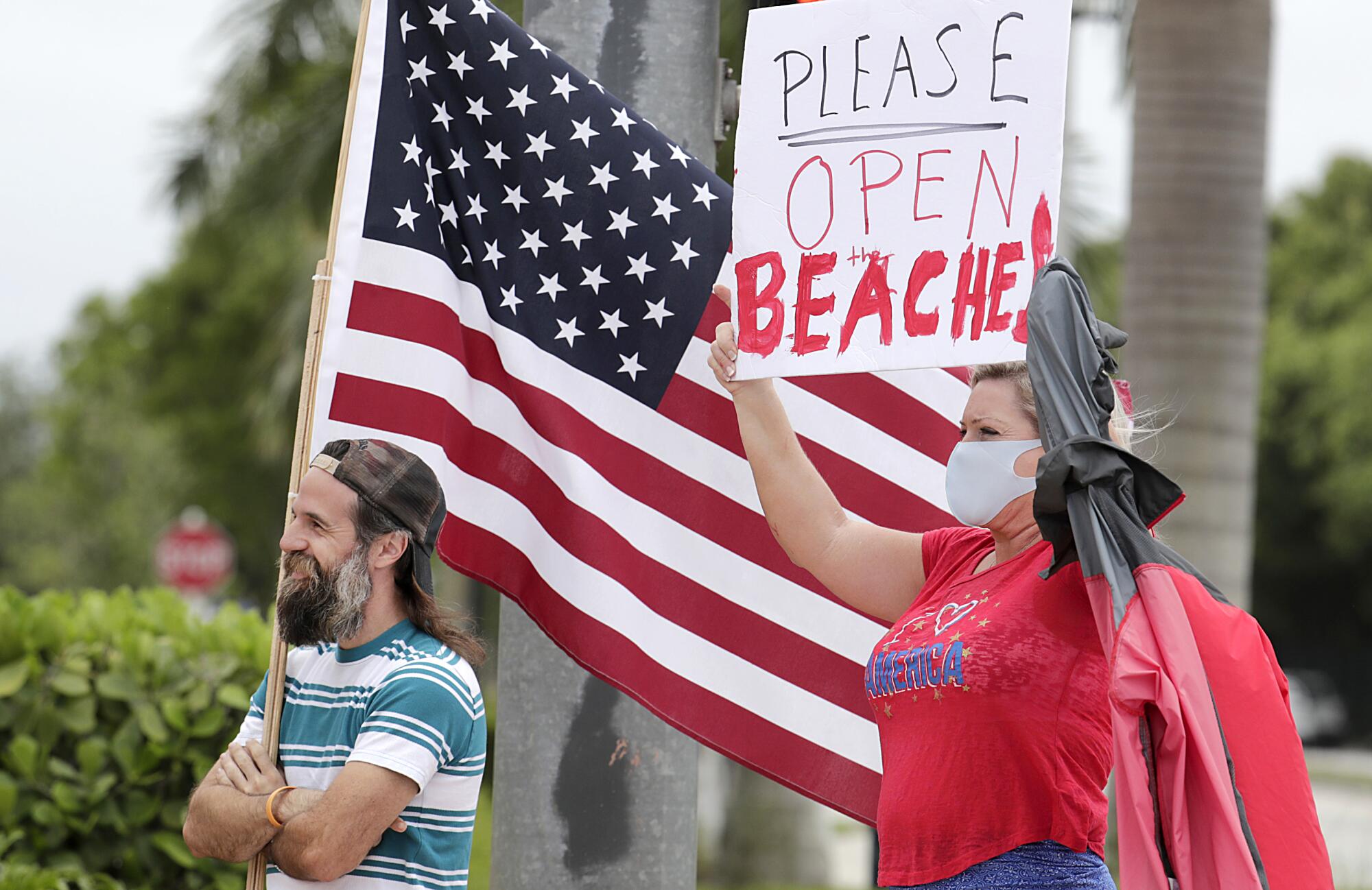 A protest in May in Doral, Fla.
